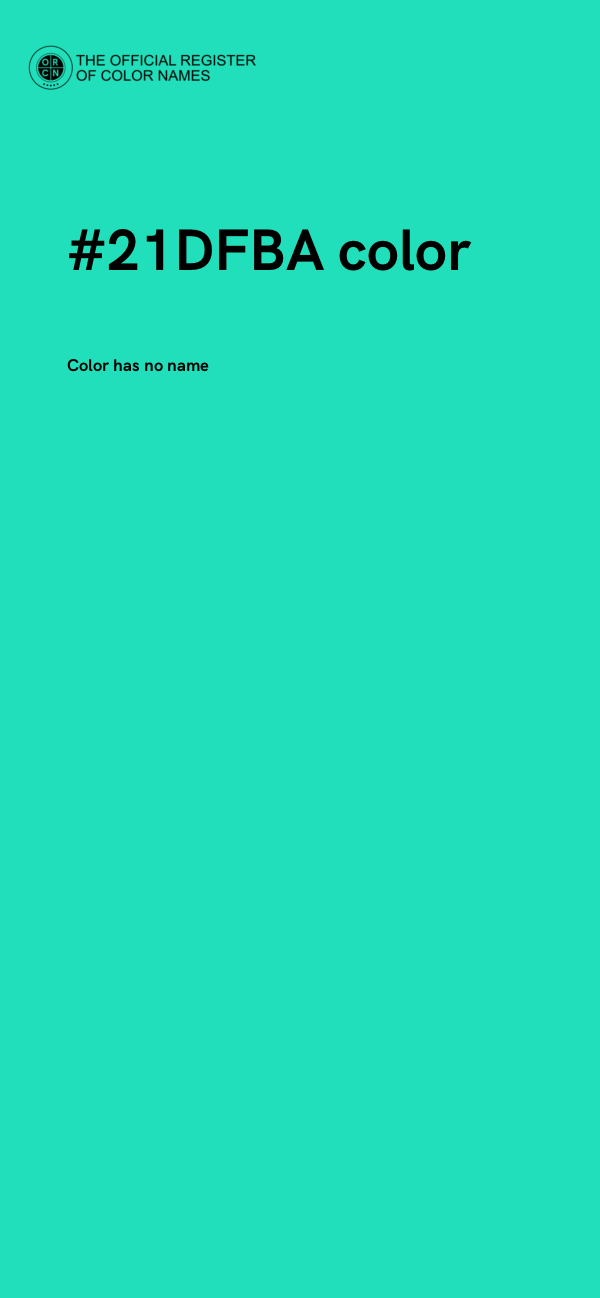 #21DFBA color image