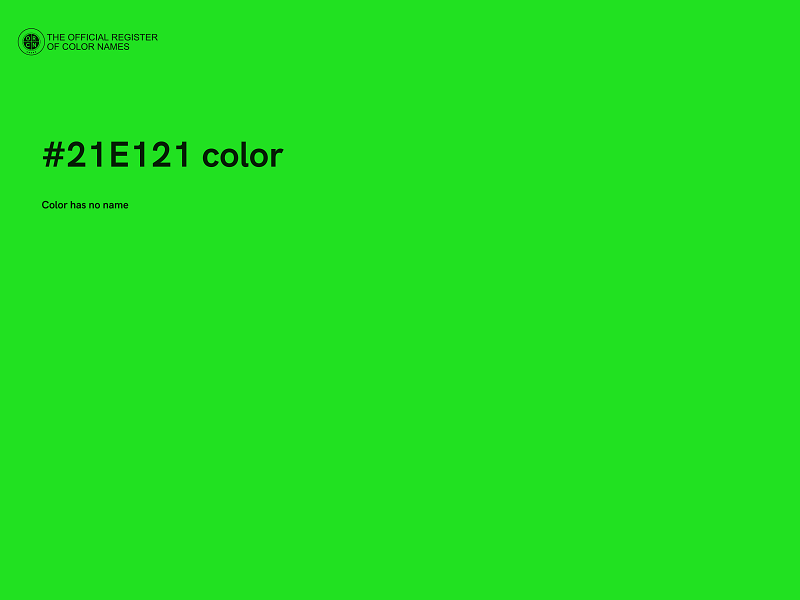 #21E121 color image