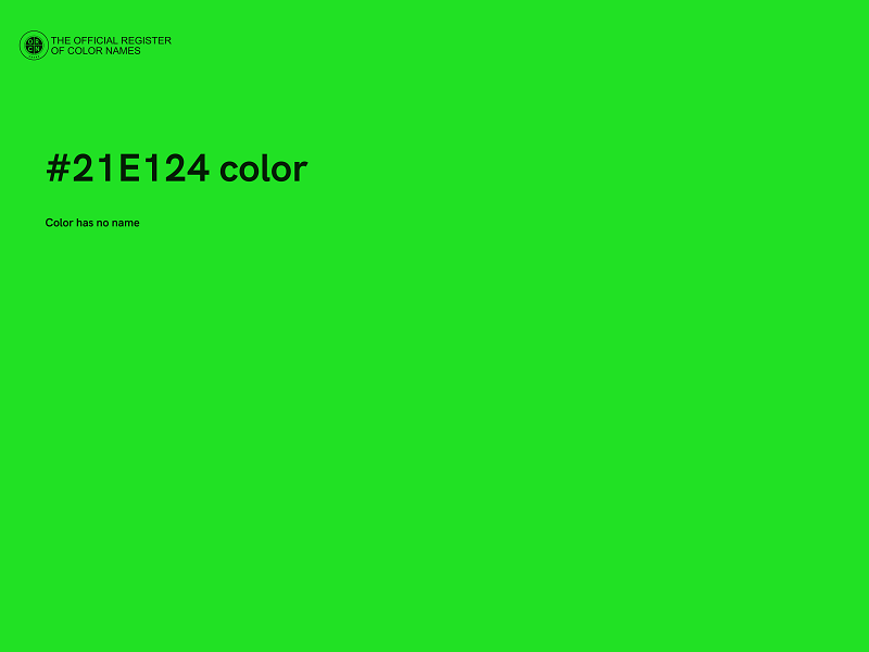 #21E124 color image