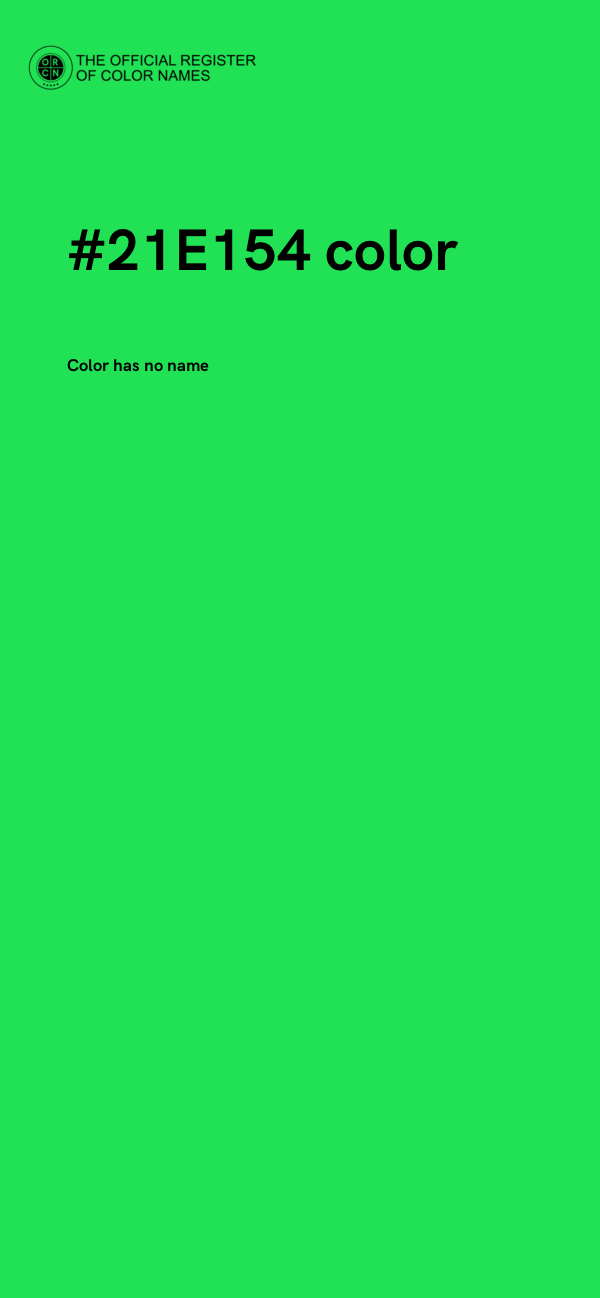 #21E154 color image