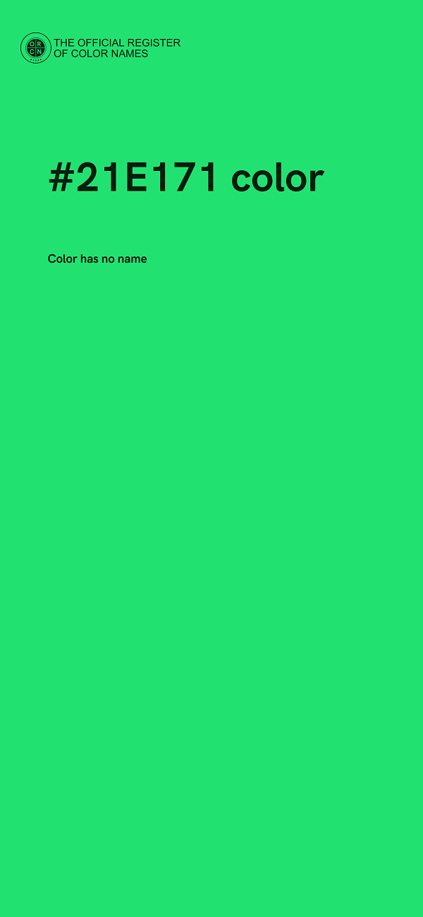 #21E171 color image