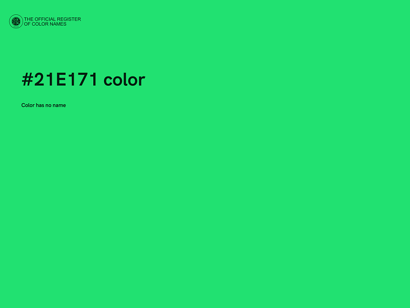 #21E171 color image