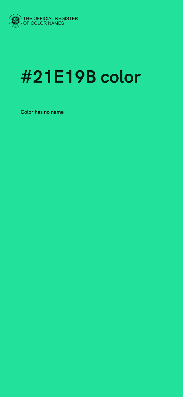 #21E19B color image