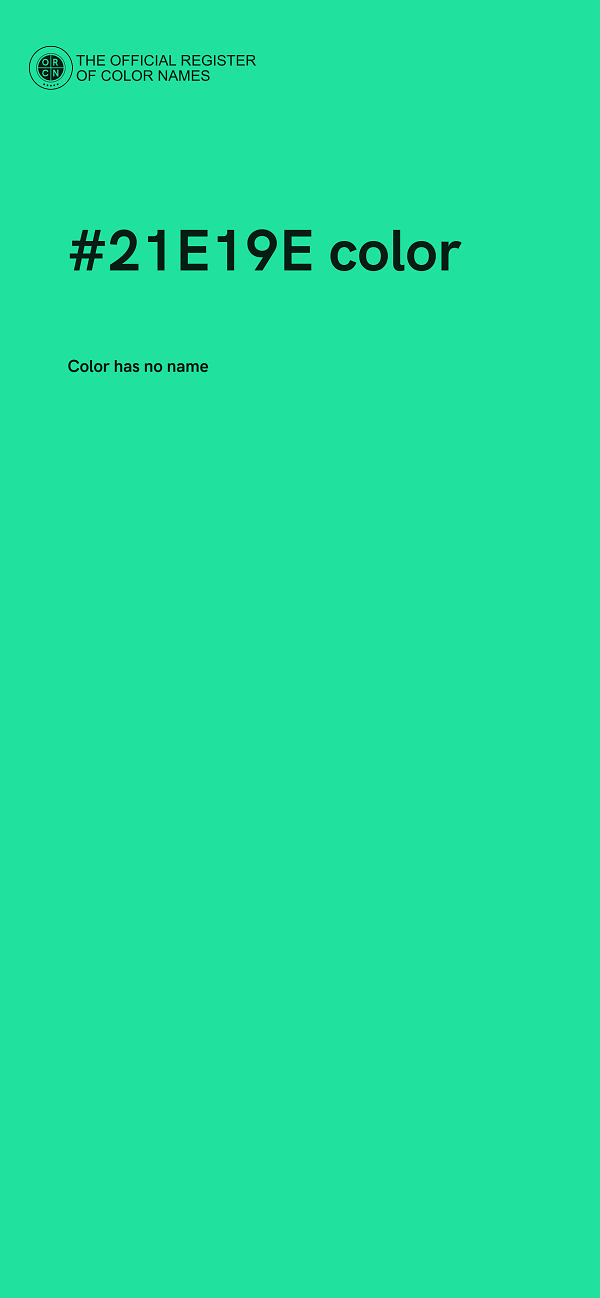 #21E19E color image