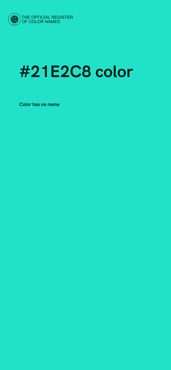#21E2C8 color image