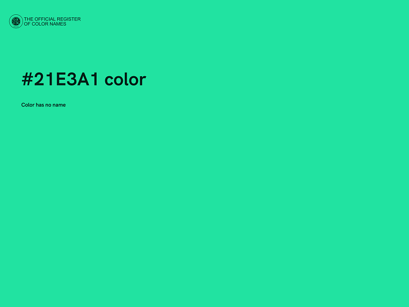 #21E3A1 color image