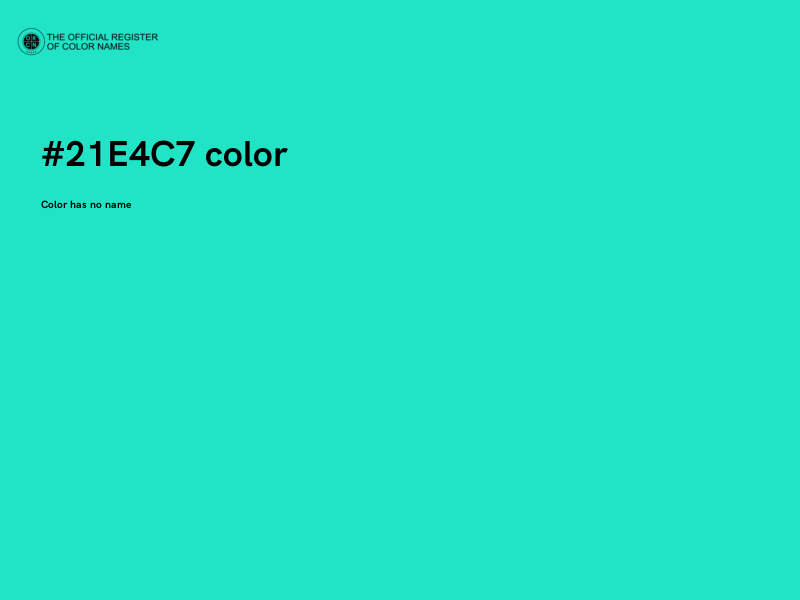 #21E4C7 color image