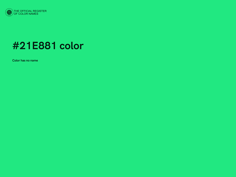 #21E881 color image