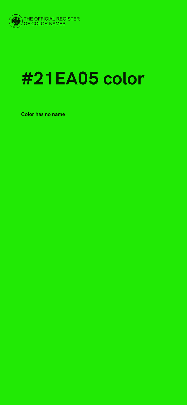 #21EA05 color image