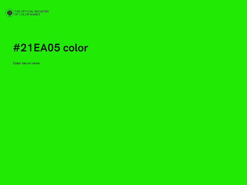 #21EA05 color image