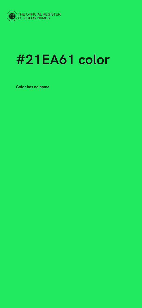 #21EA61 color image