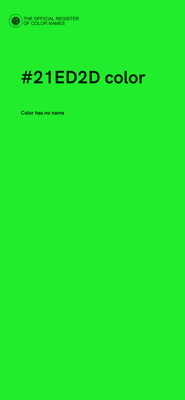 #21ED2D color image