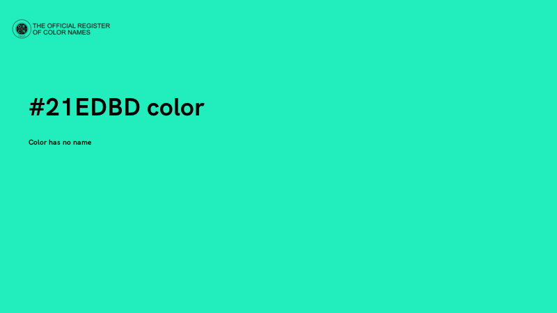 #21EDBD color image