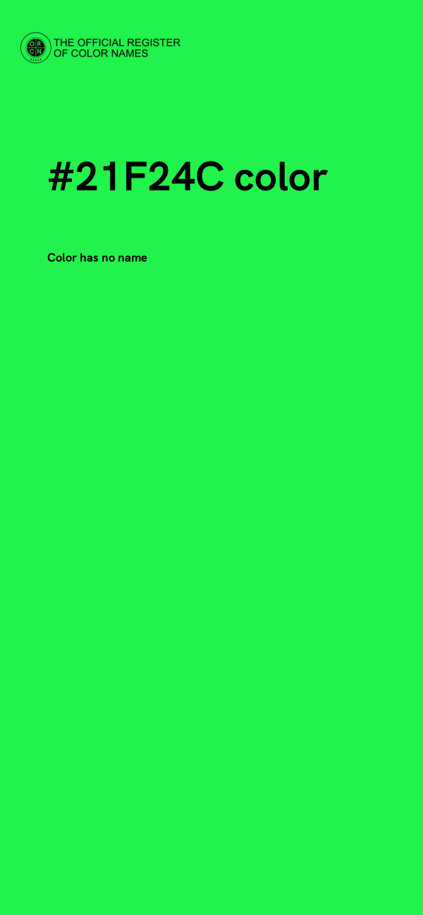 #21F24C color image