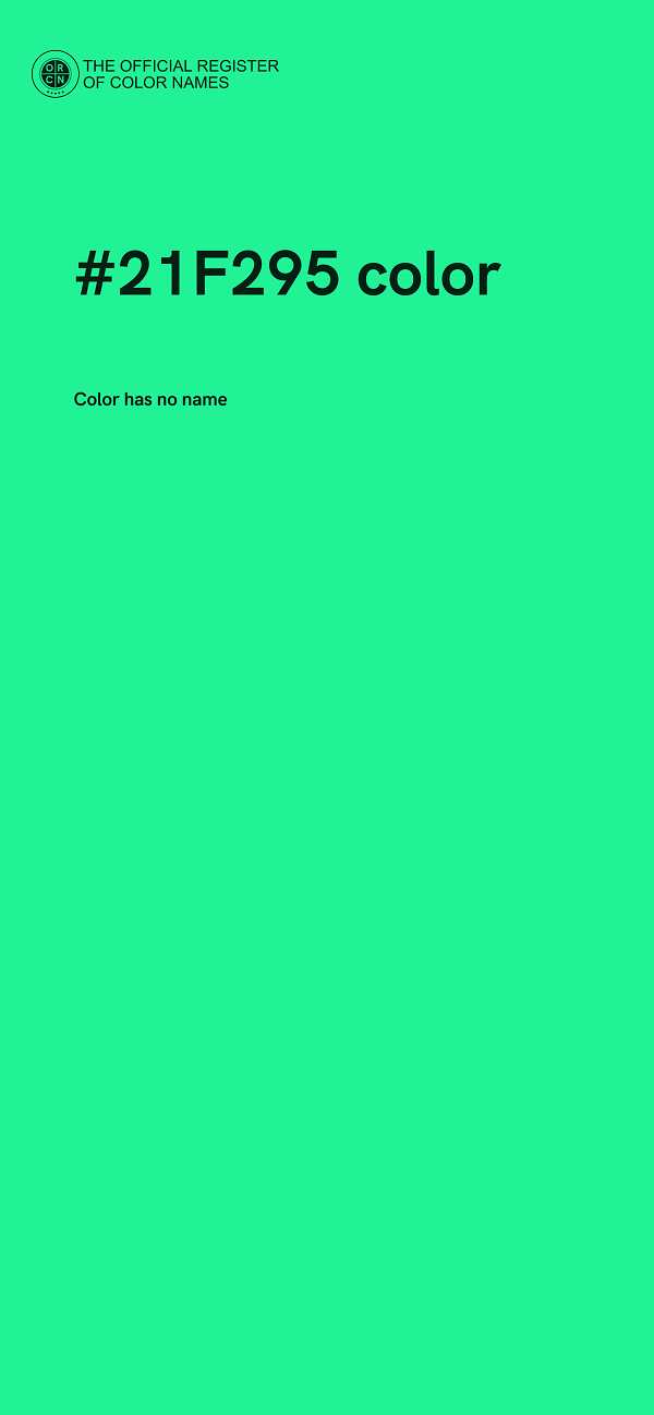 #21F295 color image