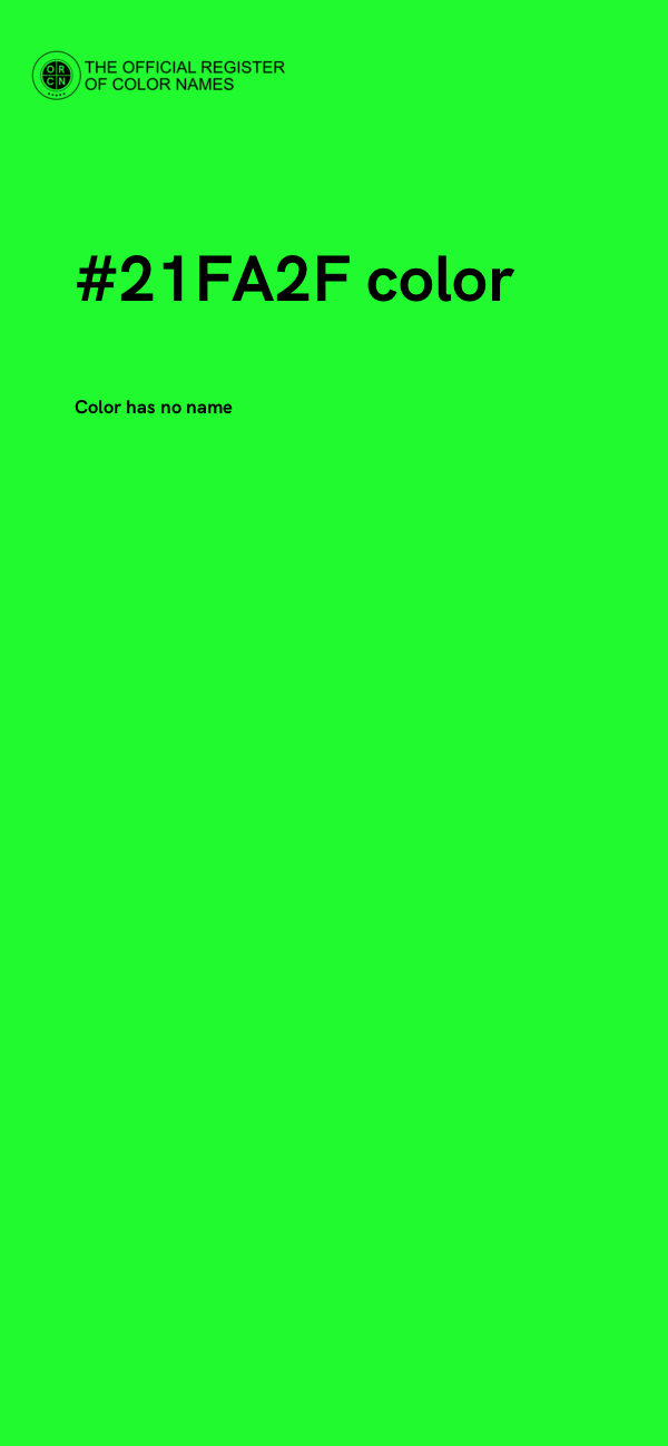 #21FA2F color image