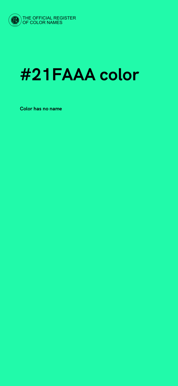 #21FAAA color image