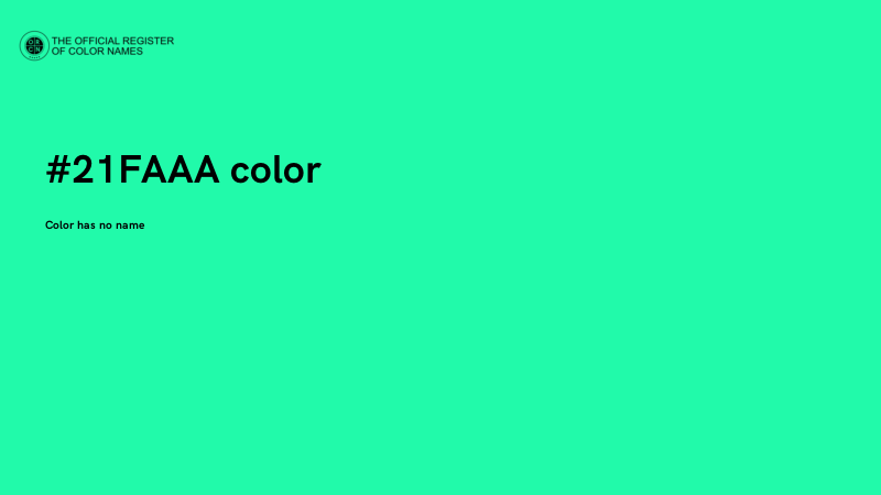 #21FAAA color image
