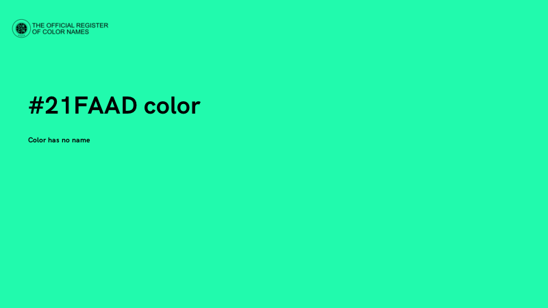 #21FAAD color image