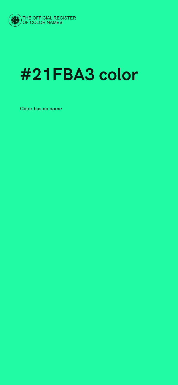 #21FBA3 color image