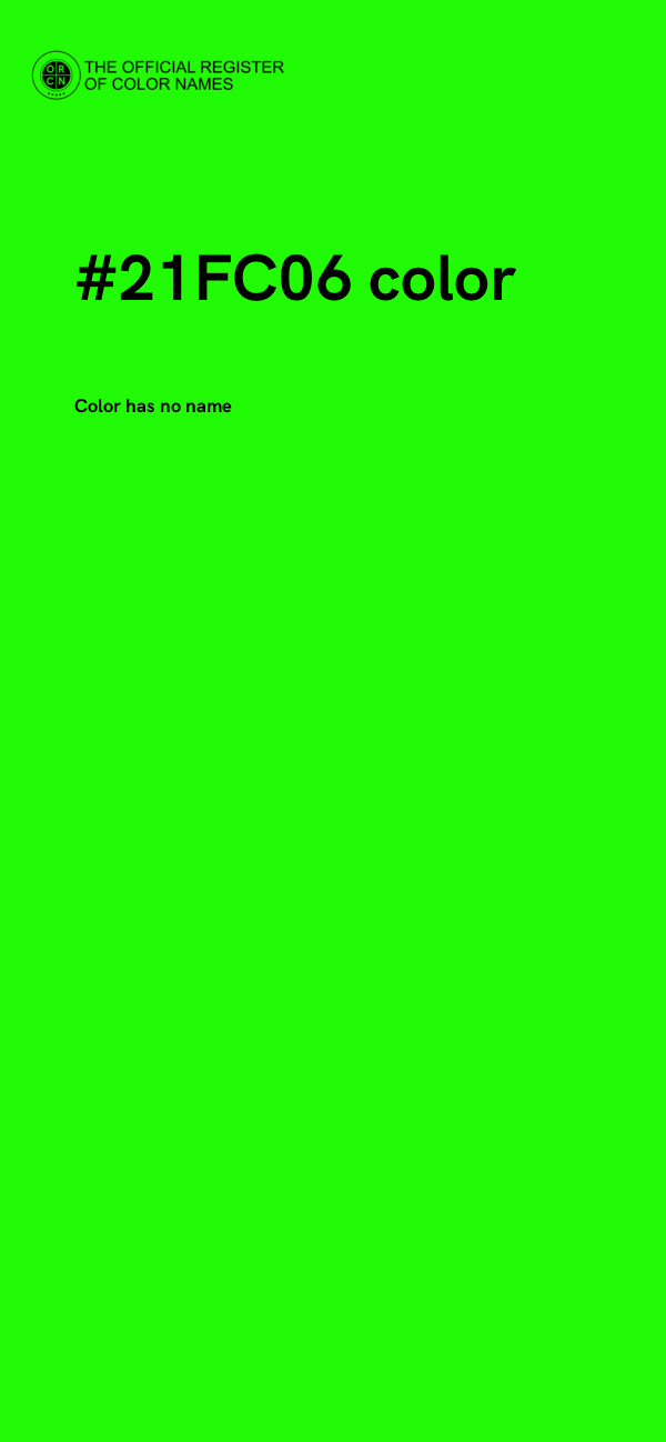 #21FC06 color image