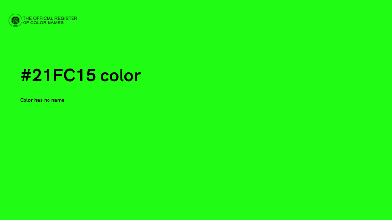 #21FC15 color image
