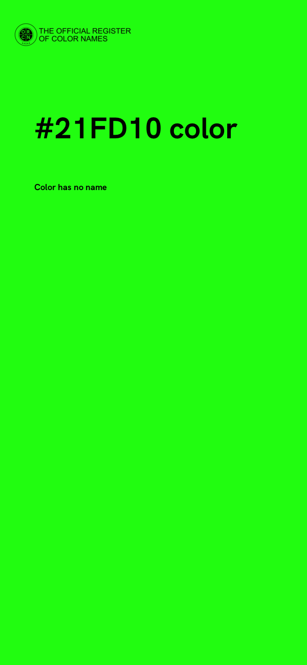 #21FD10 color image