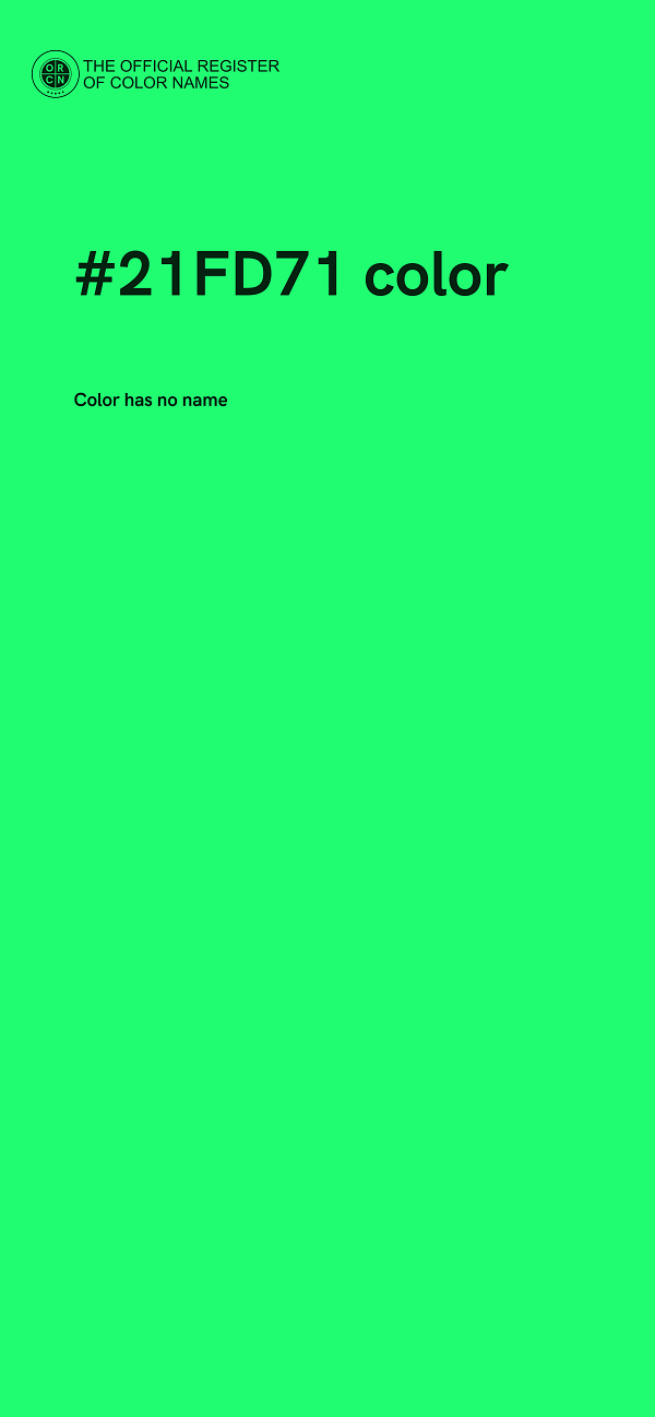 #21FD71 color image