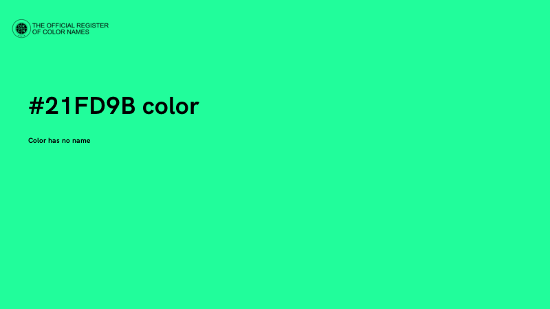 #21FD9B color image