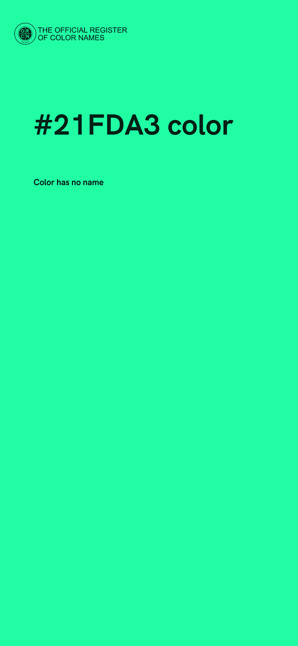 #21FDA3 color image