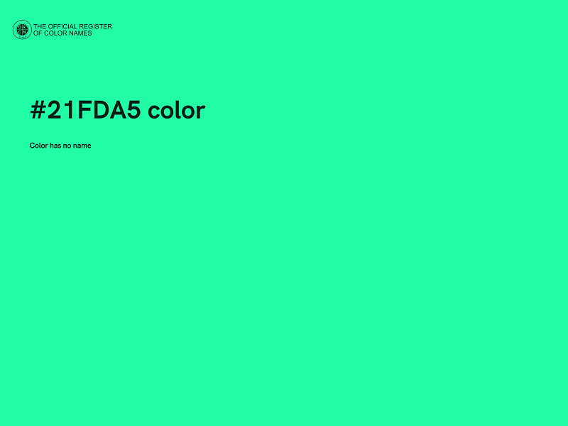 #21FDA5 color image