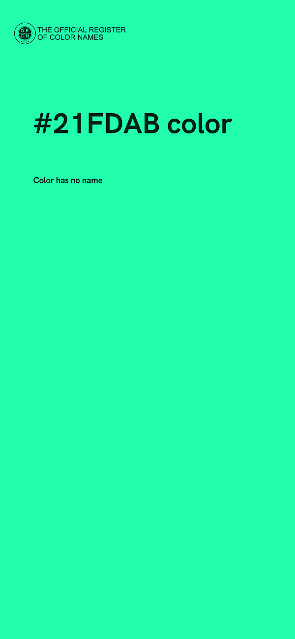 #21FDAB color image