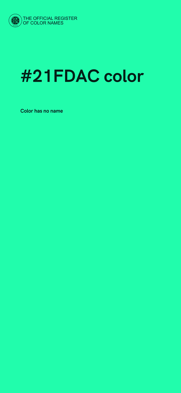 #21FDAC color image