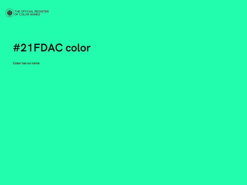 #21FDAC color image