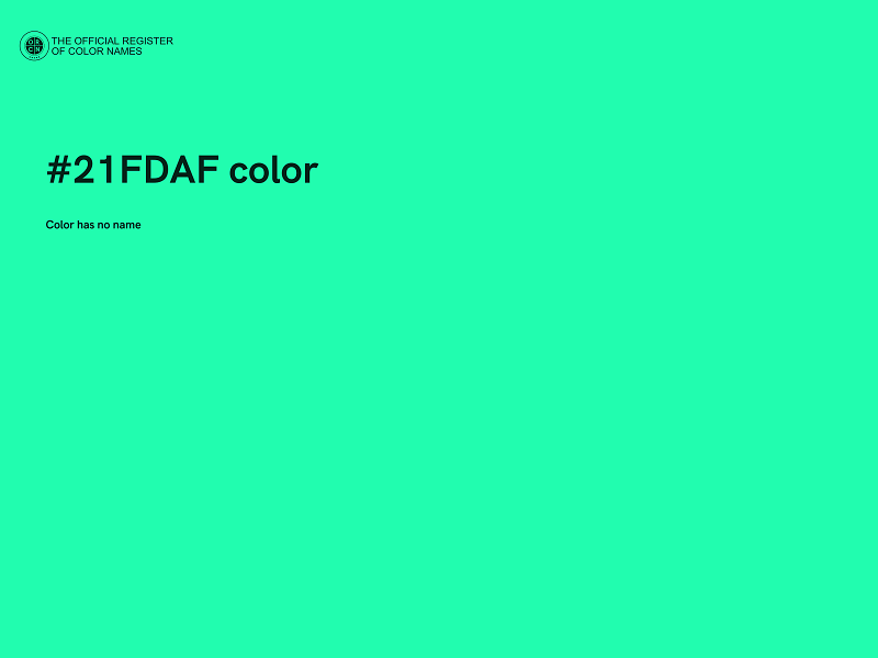 #21FDAF color image