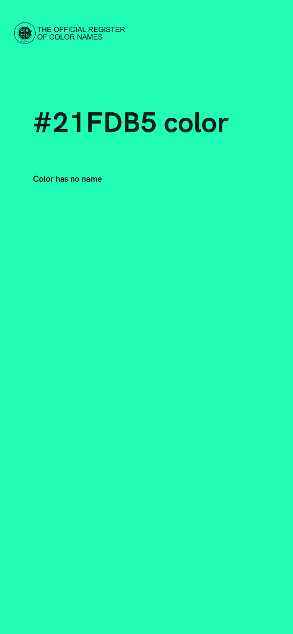 #21FDB5 color image