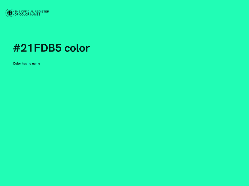 #21FDB5 color image