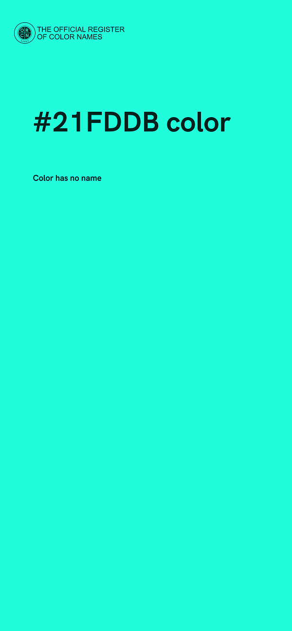 #21FDDB color image