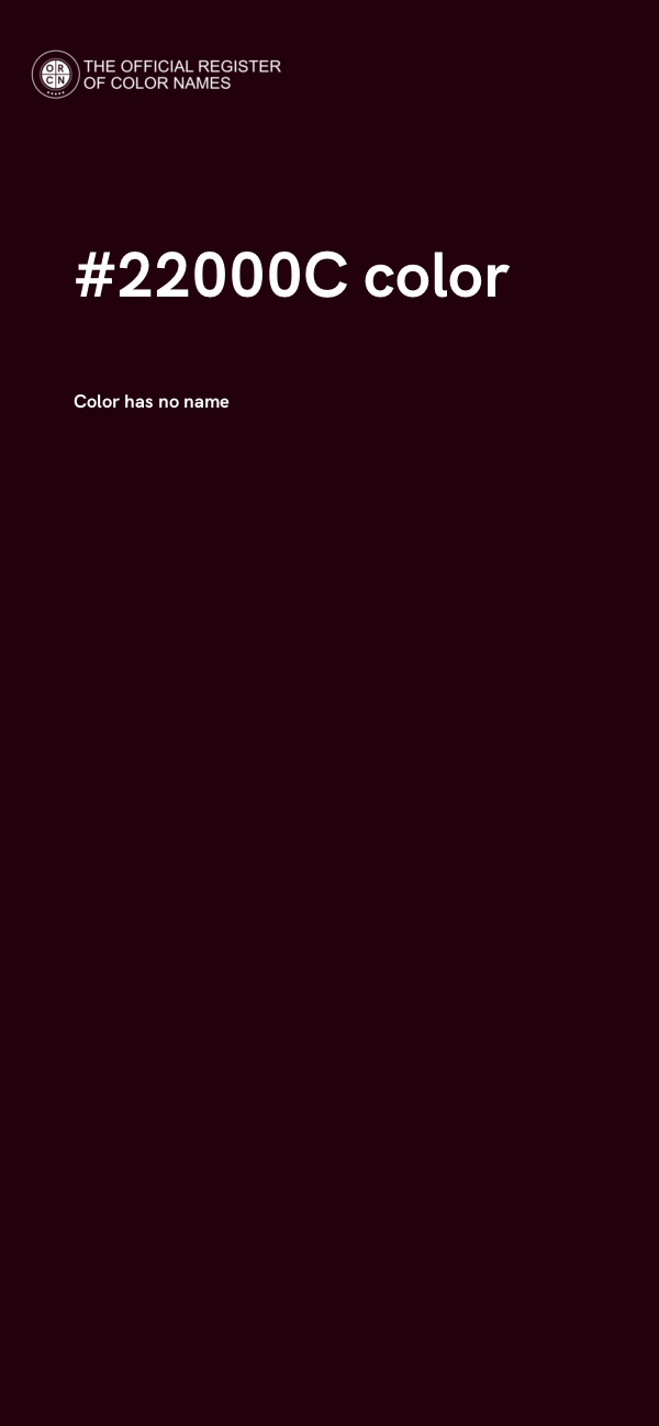 #22000C color image