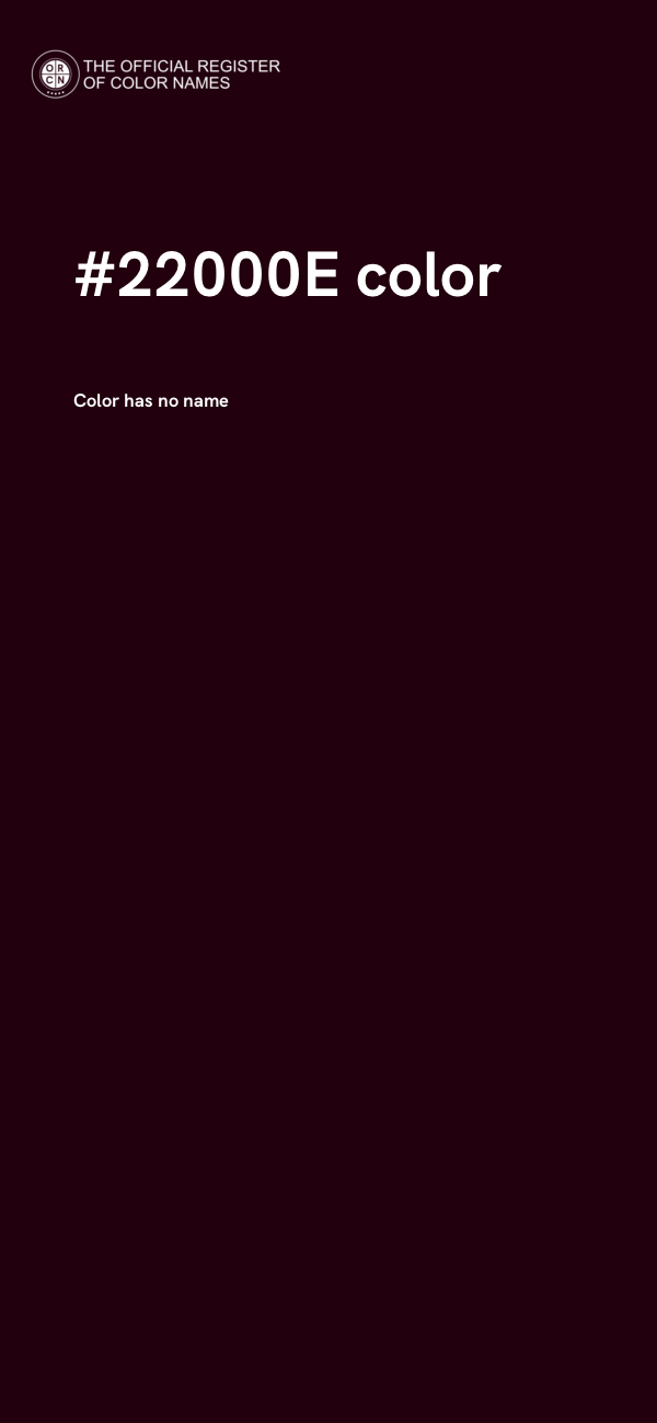 #22000E color image