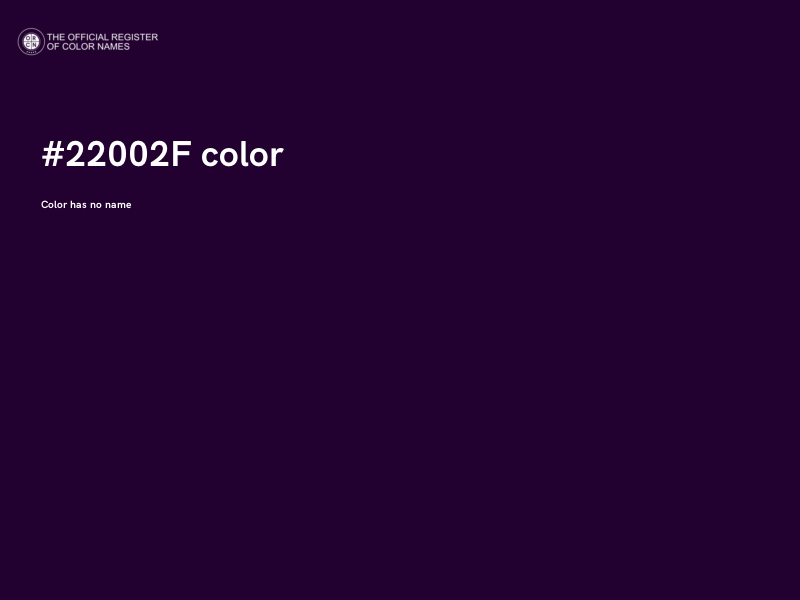 #22002F color image
