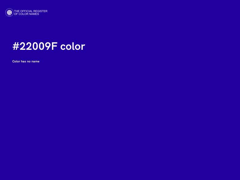 #22009F color image