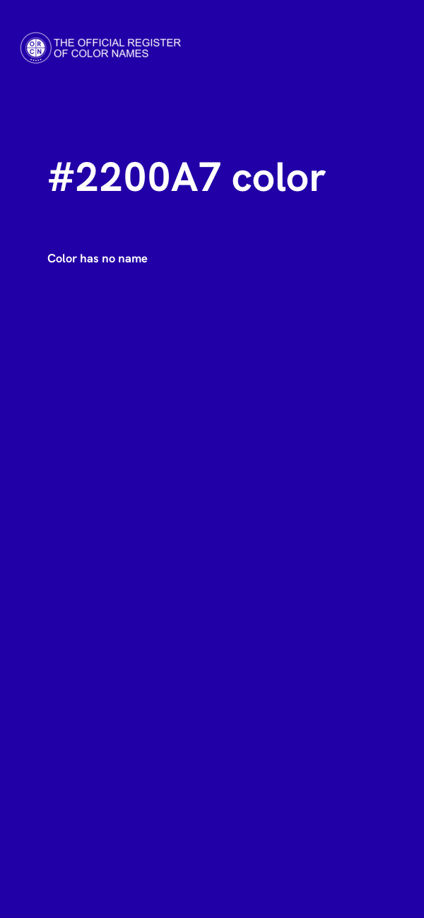 #2200A7 color image