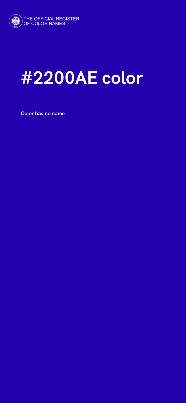 #2200AE color image