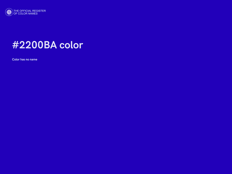 #2200BA color image