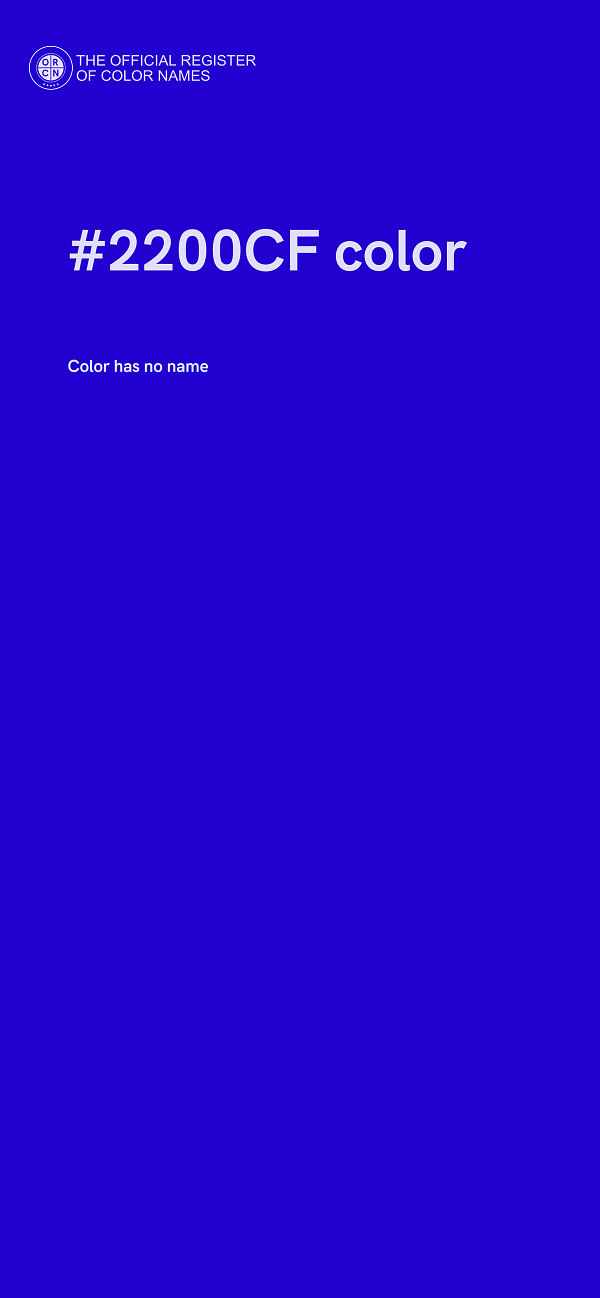 #2200CF color image
