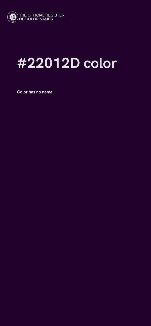 #22012D color image