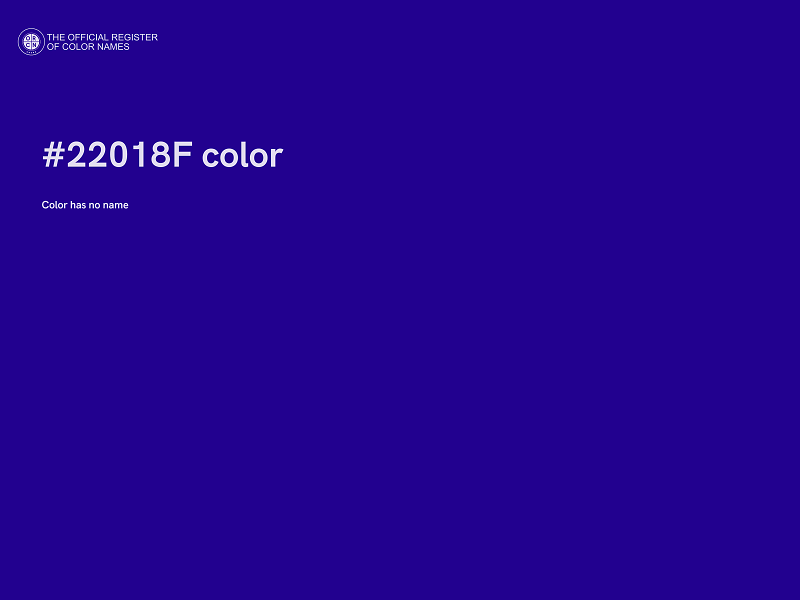 #22018F color image
