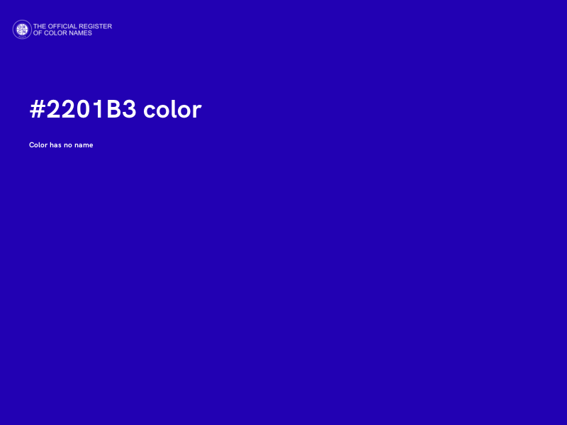 #2201B3 color image