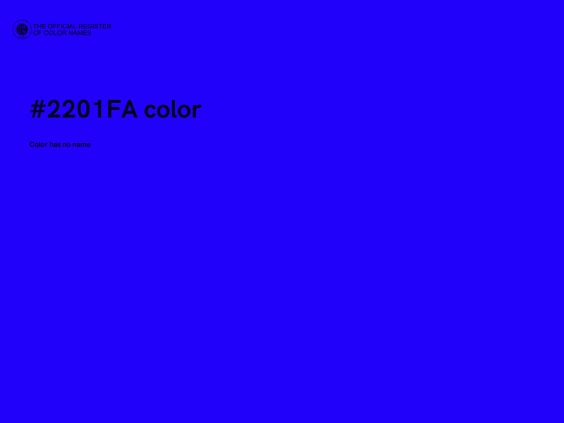 #2201FA color image